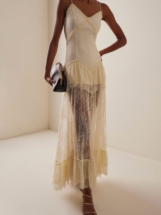 De La Vali Dresses & Skirts - DE LA VALI Kala Lace Midi Dress